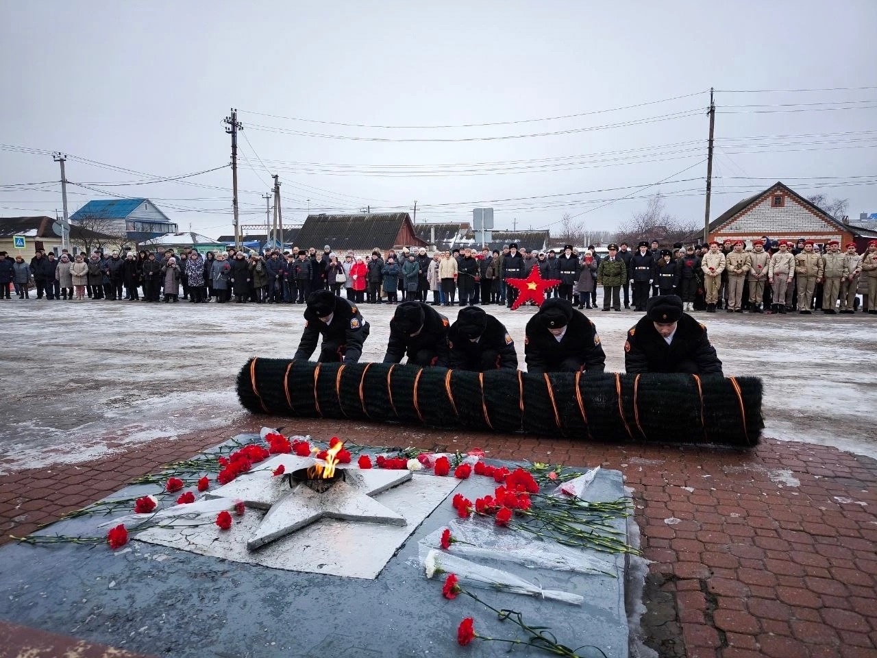 81-ая годовщина освобождения Нового Оскола от немецко-фашистских захватчиков.